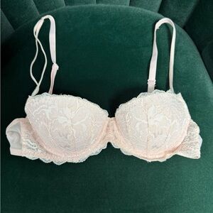 PINK Victoria's Secret Demi Push-up Lace Bra - Pink